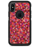 Mixed Red Watercolor Dots - iPhone X OtterBox Case & Skin Kits