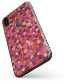 Mixed Red Watercolor Dots - iPhone X Skin-Kit