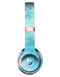 Mixed Teal 56 Absorbed Watercolor Texture Full-Body Skin Kit for the Beats by Dre Solo 3 Wireless Headphones
