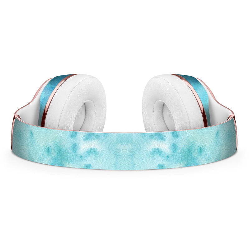 Mixed Teal 56 Absorbed Watercolor Texture Full-Body Skin Kit for the Beats by Dre Solo 3 Wireless Headphones