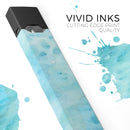 Mixed Teal 56 Absorbed Watercolor Texture - Premium Decal Protective Skin-Wrap Sticker compatible with the Juul Labs vaping device