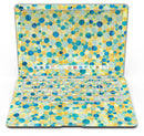 Mixed Yellow and Blue Watercolor Dots - MacBook Air Skin Kit