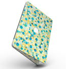 Mixed Yellow and Blue Watercolor Dots - MacBook Pro with Retina Display Full-Coverage Skin Kit