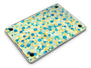 Mixed Yellow and Blue Watercolor Dots - MacBook Pro with Retina Display Full-Coverage Skin Kit