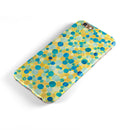 Mixed Yellow and Blue Watercolor Dots iPhone 6/6s or 6/6s Plus 2-Piece Hybrid INK-Fuzed Case