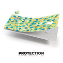Mixed Yellow and Blue Watercolor Dots - Premium Protective Decal Skin-Kit for the Apple Credit Card