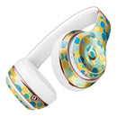 Mixed Yellow and Blue Watercolor Dots Full-Body Skin Kit for the Beats by Dre Solo 3 Wireless Headphones
