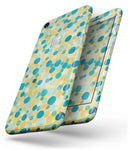 Mixed Yellow and Blue Watercolor Dots - Skin-kit for the iPhone 8 or 8 Plus