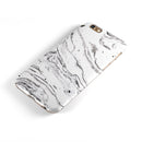 Mixtured BW Textured Marble iPhone 6/6s or 6/6s Plus 2-Piece Hybrid INK-Fuzed Case