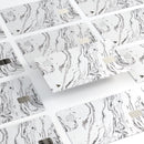 Mixtured BW Textured Marble - Premium Protective Decal Skin-Kit for the Apple Credit Card