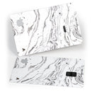 Mixtured BW Textured Marble - Premium Protective Decal Skin-Kit for the Apple Credit Card