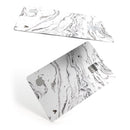 Mixtured BW Textured Marble - Premium Protective Decal Skin-Kit for the Apple Credit Card