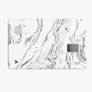 Mixtured BW Textured Marble - Premium Protective Decal Skin-Kit for the Apple Credit Card