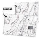 Mixtured BW Textured Marble - Premium Protective Decal Skin-Kit for the Apple Credit Card