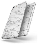 Mixtured BW Textured Marble - Skin-kit for the iPhone 8 or 8 Plus
