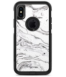 Mixtured BW Textured Marble - iPhone X OtterBox Case & Skin Kits