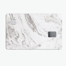 Mixtured BW v2 Textured Marble - Premium Protective Decal Skin-Kit for the Apple Credit Card