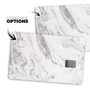 Mixtured BW v2 Textured Marble - Premium Protective Decal Skin-Kit for the Apple Credit Card
