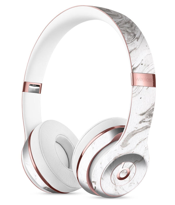 Mixtured BW v2 Textured Marble Full-Body Skin Kit for the Beats by Dre Solo 3 Wireless Headphones