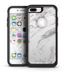 Mixtured BW v2 Textured Marble - iPhone 7 or 7 Plus Commuter Case Skin Kit