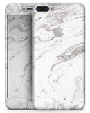 Mixtured BW v2 Textured Marble - Skin-kit for the iPhone 8 or 8 Plus
