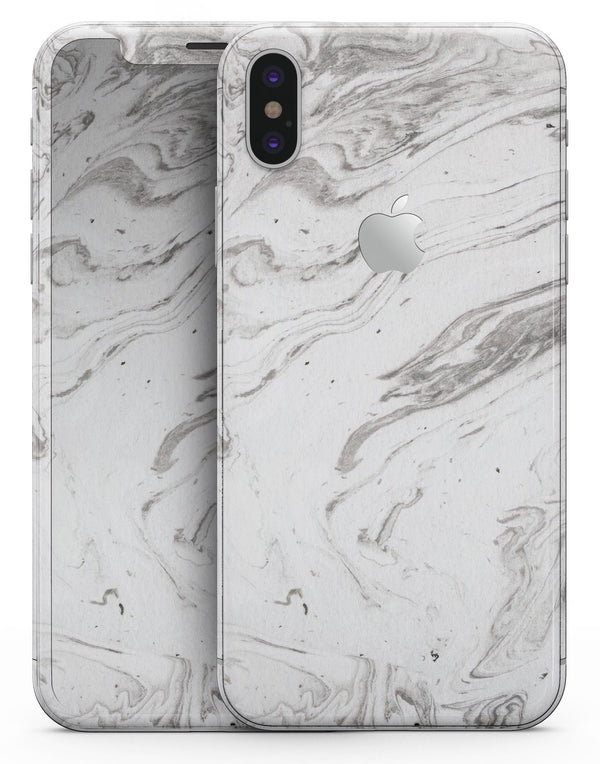 Mixtured BW v2 Textured Marble - iPhone X Skin-Kit