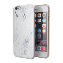 Mixtured Blue 31 Textured Marble iPhone 6/6s or 6/6s Plus 2-Piece Hybrid INK-Fuzed Case
