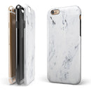 Mixtured Blue 31 Textured Marble iPhone 6/6s or 6/6s Plus 2-Piece Hybrid INK-Fuzed Case