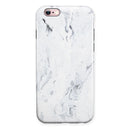 Mixtured Blue 31 Textured Marble iPhone 6/6s or 6/6s Plus 2-Piece Hybrid INK-Fuzed Case