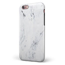 Mixtured Blue 31 Textured Marble iPhone 6/6s or 6/6s Plus 2-Piece Hybrid INK-Fuzed Case