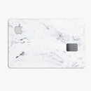 Mixtured Blue 31 Textured Marble - Premium Protective Decal Skin-Kit for the Apple Credit Card