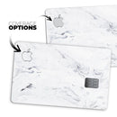 Mixtured Blue 31 Textured Marble - Premium Protective Decal Skin-Kit for the Apple Credit Card