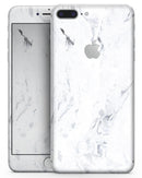 Mixtured Blue 31 Textured Marble - Skin-kit for the iPhone 8 or 8 Plus