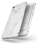 Mixtured Blue 31 Textured Marble - Skin-kit for the iPhone 8 or 8 Plus