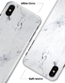 Mixtured Blue 31 Textured Marble - iPhone X Clipit Case