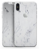 Mixtured Blue 31 Textured Marble - iPhone X Skin-Kit