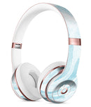 Mixtured Blue 34 Textured Marble Full-Body Skin Kit for the Beats by Dre Solo 3 Wireless Headphones