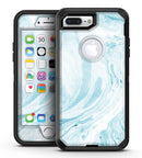 Mixtured Blue 34 Textured Marble - iPhone 7 Plus/8 Plus OtterBox Case & Skin Kits