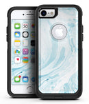 Mixtured Blue 34 Textured Marble - iPhone 7 or 8 OtterBox Case & Skin Kits