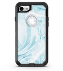 Mixtured Blue 34 Textured Marble - iPhone 7 or 8 OtterBox Case & Skin Kits
