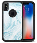 Mixtured Blue 34 Textured Marble - iPhone X OtterBox Case & Skin Kits