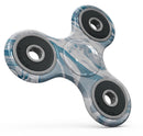 Mixtured Blue 57 Textured Marble Full-Body Fidget Spinner Skin-Kit