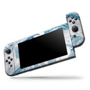 Mixtured Blue 57 Textured Marble // Skin Decal Wrap Kit for Nintendo Switch Console & Dock, Joy-Cons, Pro Controller, Lite, 3DS XL, 2DS XL, DSi, or Wii - Vinyl Skin Wrap for Nintendo Switch 2, OLED, Lite, Pro Controller, Wii & Classic Handhelds