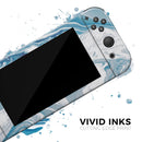 Mixtured Blue 57 Textured Marble // Skin Decal Wrap Kit for Nintendo Switch Console & Dock, Joy-Cons, Pro Controller, Lite, 3DS XL, 2DS XL, DSi, or Wii - Vinyl Skin Wrap for Nintendo Switch 2, OLED, Lite, Pro Controller, Wii & Classic Handhelds
