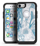 Mixtured Blue 57 Textured Marble - iPhone 7 or 7 Plus Commuter Case Skin Kit