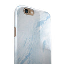 Mixtured Blue 60 Textured Marble iPhone 6/6s or 6/6s Plus 2-Piece Hybrid INK-Fuzed Case