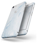 Mixtured Blue 60 Textured Marble - Skin-kit for the iPhone 8 or 8 Plus