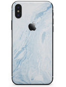 Mixtured Blue 60 Textured Marble - iPhone X Skin-Kit