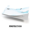 Mixtured Blue 99 Textured Marble - Premium Protective Decal Skin-Kit for the Apple Credit Card