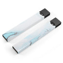 Mixtured Blue 99 Textured Marble - Premium Decal Protective Skin-Wrap Sticker compatible with the Juul Labs vaping device